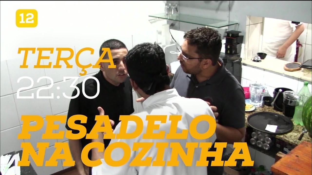 [BAND TV] - Chamada da reprise do episódio "Nahamalho" de Pesadelo na Cozinha - 23/01/2018
