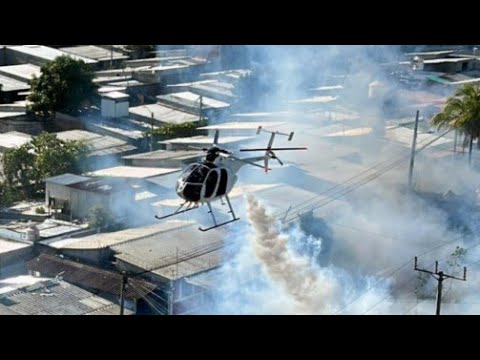 Por el aire, El Salvador combate el dengue