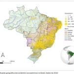 Distribuição geográfica dos acidentes escorpionicos no Brasil